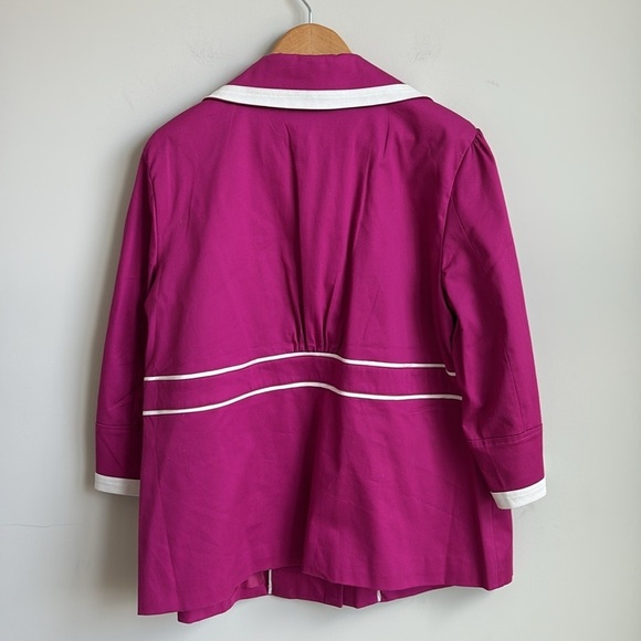 Dialogue Woman's Jacket 3/4 Sleeve Size XL NWOT - Picture 3 of 5